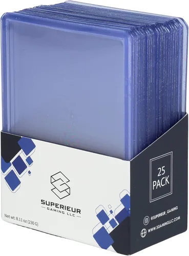 Vista 2 de Superieur Gaming Toploader - Protectores de tarjetas de intercambio de 3 x 4 pulgadas, soporte para tarjetas intercambiables, tarjetas deportivas