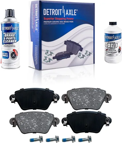 Vista 40 de Detroit Axle - Pastillas de freno de cerámica delanteras Reemplazo de pinza de freno derecha para Dodge Ram 1500 Dakota, Ram 1500 Classic - Juego