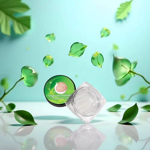 Vista 2 de Kit de 10 tiras correctoras de uñas encarnadas blancas, herramienta de pedicura gruesa, tira alisadora de uñas para hombres y mujeres, herramienta