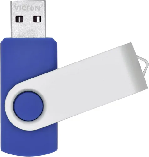 Vista 2 de VICFüN 10pcs 8GB USB Flash Drive 8G Color Azul USB 2.0 Flash Memory Stick Plegable Pulgar Stick