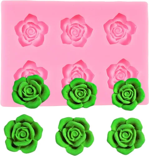 Vista 12 de Molde de Silicona de Flores Moldes de Fondant de Flores de Hibisco para Decoración de Pasteles Decoración para Cupcakes Dulces Chocolate Postres