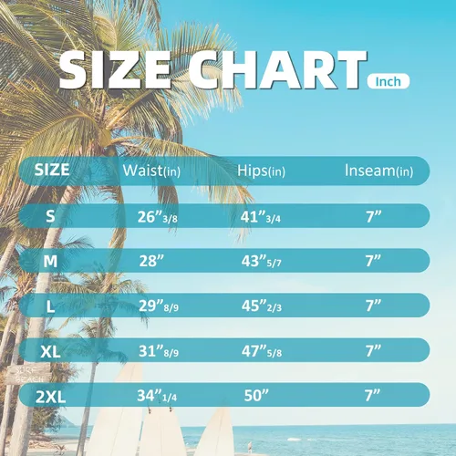 Vista 6 de Cagola Swim Board Shorts Women 7" High Waisted Bathing Suit Shorts Tummy Control Swimwear Bottoms UPF 50+ Pockets