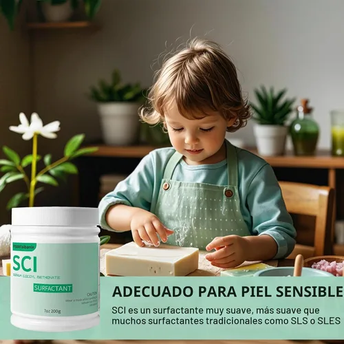 Vista 5 de Cocoil isetionato de sodio de 7 onzas, polvo de isetionato de coco de sodio (SCI), burbujas increíbles, suave con la piel, biodegradable, adecuado