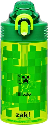 Vista 17 de Zak Designs Barbie Sage - Botella de agua para niños con popote a prueba