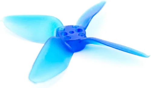 Vista 2 de 24 hélices de carreras EMAX Avan Micro de 2 pulgadas de 4 cuchillas para drones (12 x CW / 12 x CCW) (azul)