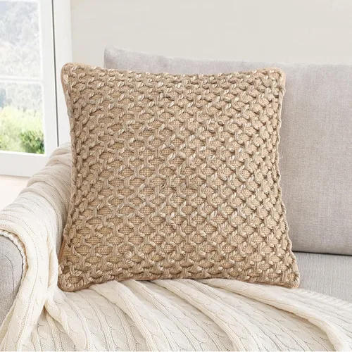 Vista 35 de Boho Living Jada - Funda decorativa para almohada, incluye acento, diseño tejido premium, decoración para sala de estar, (2) funda de almohada de 20