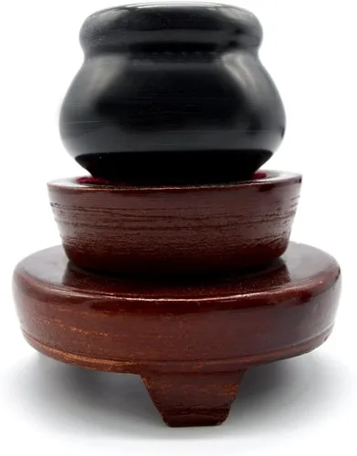 Vista 6 de Bian Piedra Pro Ventosa para acupuntura y moxibustion (60mmx60 mm)