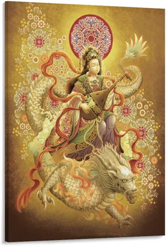 Vista 86 de Póster artístico con texto en inglés «Lord Shiva And His Family» («Lord Shiva And His Family») - Póster decorativo moderno para decorar la pared