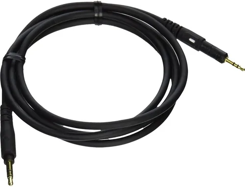 Vista 6 de Cable en espiral de repuesto Audio-Technica HP-CC para audífonos de la serie M, Negro