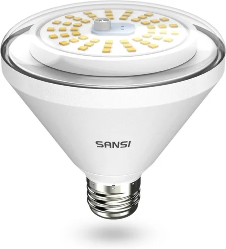 Vista 8 de SANSI Bombilla LED equivalente a 250 W, BR30 24 W, 3000 K, 5000 K, rojo, 660 nm, infrarrojo, 730 nm, espectro completo, bombilla de crecimiento