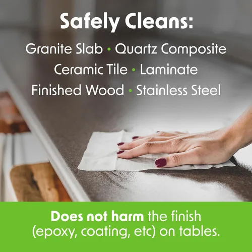 Vista 8 de Wipex Table Bussers - Toallitas de limpieza naturales para múltiples superficies, vinagre de limpieza a base de plantas, para limpiar mesas