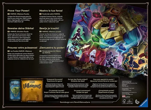 Vista 3 de Ravensburger Marvel Villainous: Taskmaster - Rompecabezas de 1000 piezas para adultos, 16905, cada pieza es única, la tecnología Softclick significa