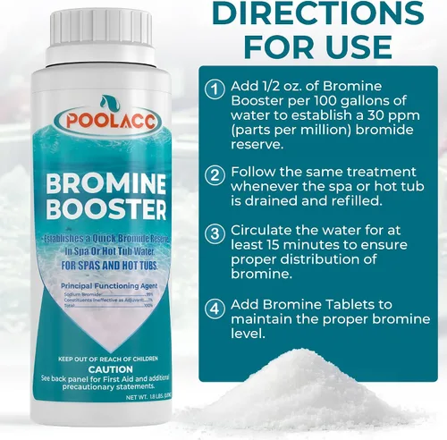 Vista 7 de Potenciador de bromo de 1.8 libras para jacuzzis y spas