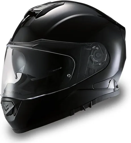 Vista 7 de Daytona Helmets Detour - Casco de motocicleta de cara completa – Casco de motocicleta certificado por DOT con doble visera – Casco de bicicleta