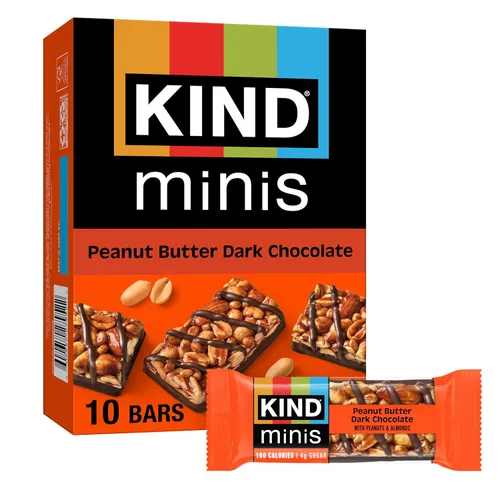 Vista 9 de KIND Minis, almendras y sal marina de caramelo, 0.7 onzas (paquete de 10)
