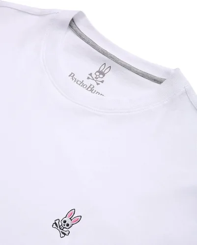 Vista 4 de Psycho Bunny - Camiseta clásica para hombre color gris