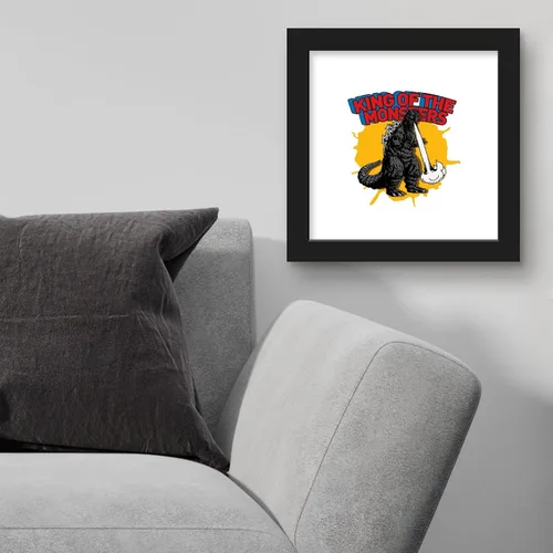 Vista 3 de Trends International Gallery Pops Godzilla - Póster de pared de rey de los monstruos, 12.00 x 12.00 pulgadas, versión de marco negro