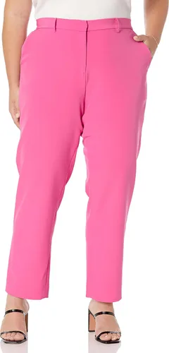 Vista 4 de The Drop Abby Pantalón frontal plano para mujer