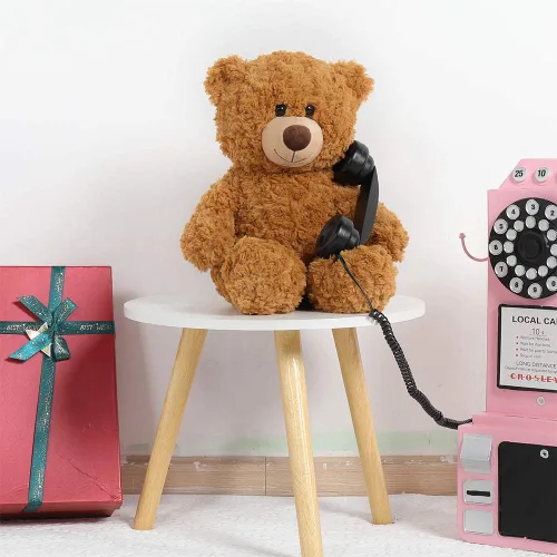 Vista 9 de Tezituor Oso de Peluche Pequeño Animales de Peluche 18 pulgadas, Lindo Oso de Peluche Juguetes de Peluche para Niños Niña Niño, Regalo de Peluche