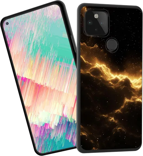 Vista 105 de Funda delgada para Google Pixel 4 XL, funda delgada de silicona de TPU suave a prueba de golpes para Google Pixel 4 XL, cruz negra