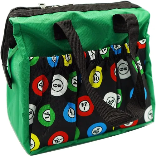 Vista 11 de Yuanhe Bolsas de Bingo Dauber con 6 Bolsillos Bolsa de Transporte Negra para Bingo