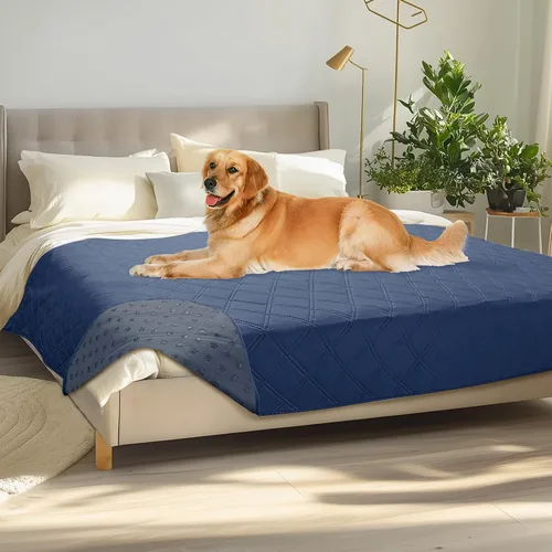 Vista 25 de Luciphia Funda de sofá 100% impermeable para perros, antideslizante, protector de sofá para mascotas, tapete para sofá, cachorro y gatos, con parte