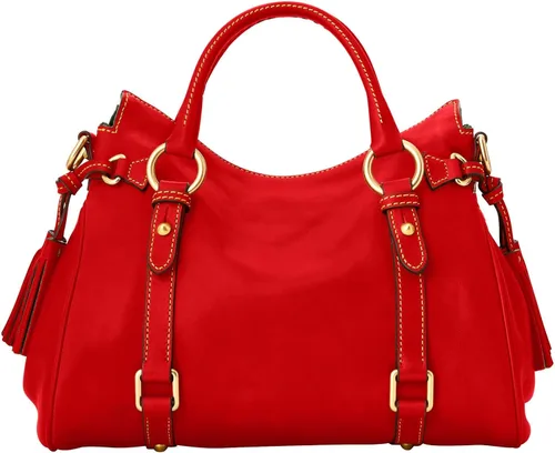 Vista 4 de Dooney & Bourke Bolso, Bolso Florentino, Rojo