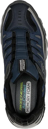 Vista 3 de Skechers Afterburn - Tenis habituales sin cordones para hombre, M
