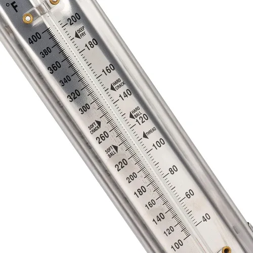 Vista 8 de Fahrenheit Celsius - Termómetro de doble escala para dulces de cocina, PVC transparente, resistente, duradero, de larga distancia, fácil de leer