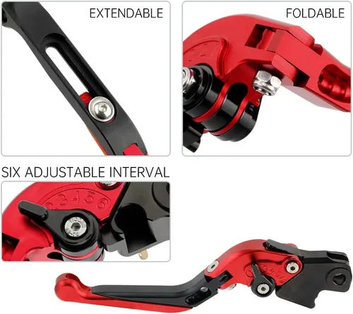Vista 2 de KaftKO Palanca de freno de embrague de motocicleta, para BMW F750GS F850GS 2017 2018 F 750 850 GS F750 F850 motocicleta extensible ajustable manijas