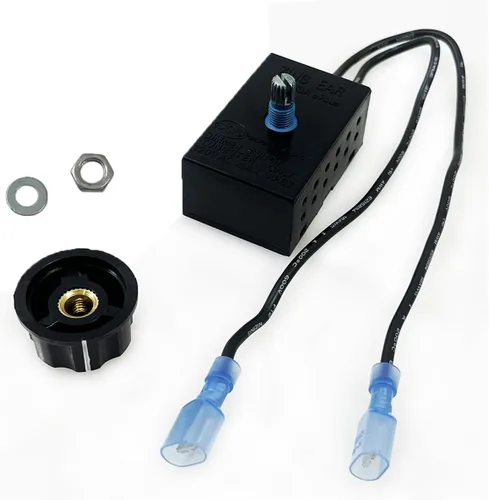 Vista 3 de bbq factory® Control de motor eléctrico de velocidad variable para ventilador de chimenea/kit de ventilador de chimenea