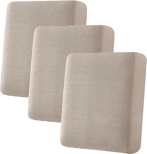 Vista 59 de H.VERSAILTEX Fundas de Cojín de Asiento Individuales Super Elásticas Fundas de Sofá Fundas de Cojín de Sofá Fundas Deslizables Juegos Tela de Sarga