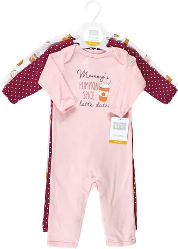 Vista 2 de Hudson Baby Enterizos de algodón para niñas bebés