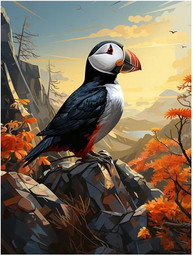 Vista 19 de CAPITUNEISKINEPA Póster de búho y pájaro, regalos de búho en árbol en día lluvioso, carteles para hombres, mini pósteres de 9 x 11 pulgadas PT10760
