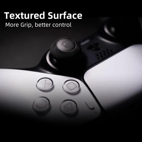 Vista 3 de Skull & Co. Juego de empuñaduras de pulgar convexas piel, tapa de joystick CQC analógica para Nintendo Switch Pro Controller y PS5PS4SlimPro