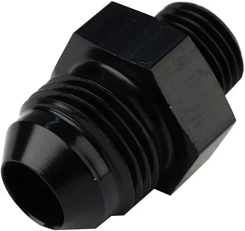 Vista 18 de Aeromotive 15608 Aluminio anodizado negro -10AN macho conector de combustible con rosca estriada