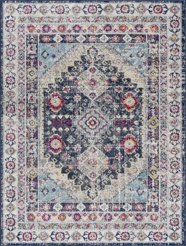 Vista 14 de Hauteloom Morriston - Alfombra tradicional para sala de estar, dormitorio, color gris, 2 x 3 pies