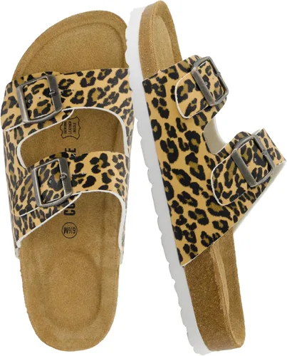 Vista 14 de CUSHIONAIRE Lane Cork Slide Women's Sandals, Comfortable Sandals for Women Negro