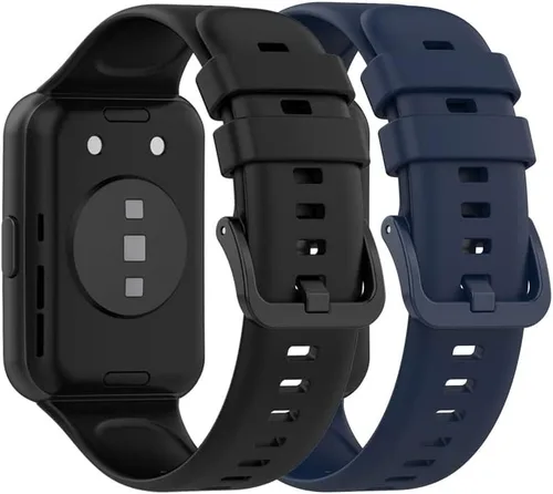 Vista 8 de Senter Correas de repuesto de goma suave de liberación rápida para Huawei Watch Fit 2 Smart Watch