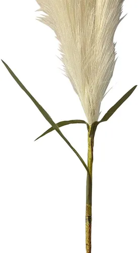Vista 2 de Hierba de las Pampas de 33 pulgadas, tallo de pluma artificial de imitación para decoración del hogar