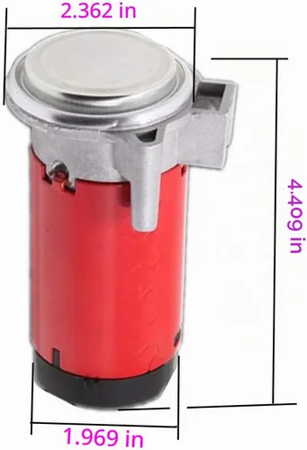 Vista 3 de Compresor de aire 12V Bomba de aire Kit de compresor de aire con manguera para bocina trompeta súper ruidosa bocina de aire de repuesto bomba