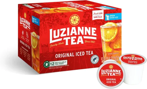 Vista 7 de Luzianne Cápsulas individuales de té helado dulce, caja de 12 unidades (paquete de 1)