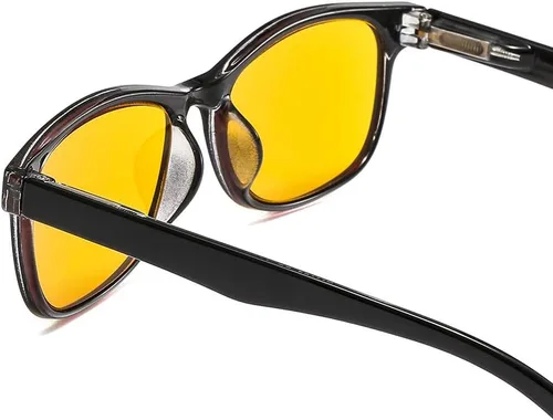 Vista 6 de 95% Blue Light Blocking Reading Glasses, Deep Orange Yellow Lens Computer Readers for Men Women with Spring Hinge