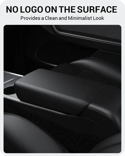 Vista 7 de BASENOR Funda para consola central mejorada para Tesla Modelo Y Modelo 3, funda de reposabrazos de TPU antideslizante, accesorios interiores