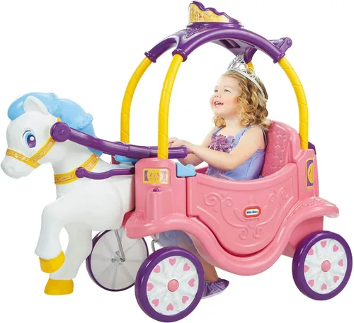 Vista 3 de Little Tikes – Carruaje y caballo de princesa