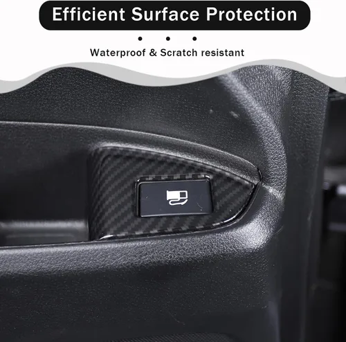 Vista 3 de Marco de botón de interruptor de tapa de depósito de combustible para Honda Pilot 2016-2022/Ridgeline 2017-2023/Passport 2019-2023, accesorios