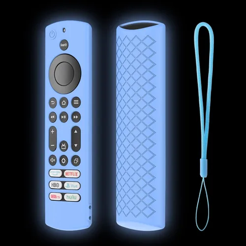 Vista 7 de LEFXMOPHY Funda para televisores inteligentes universales Toshiba e Insignia con 6 botones de acceso directo a distancia de silicona negra Negro