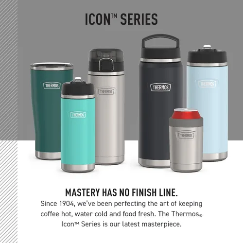 Vista 6 de THERMOS ICON SERIES, Vaso de Acero Inoxidable, Glacier, 16 oz