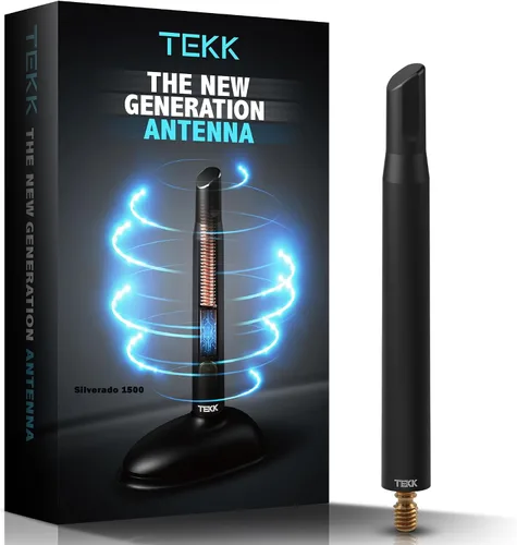 Vista 15 de TEKK - Antena corta para auto, diseñada para una recepción optimizada de FM/AM, de 4.8 pulgadas