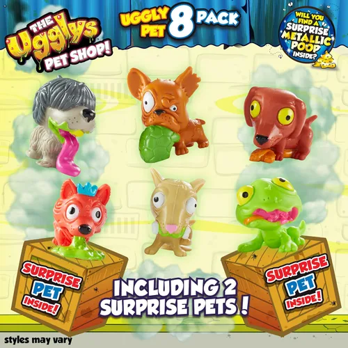 Vista 2 de Figura de juguete Ugglys Pet Shop (paquete de 8)